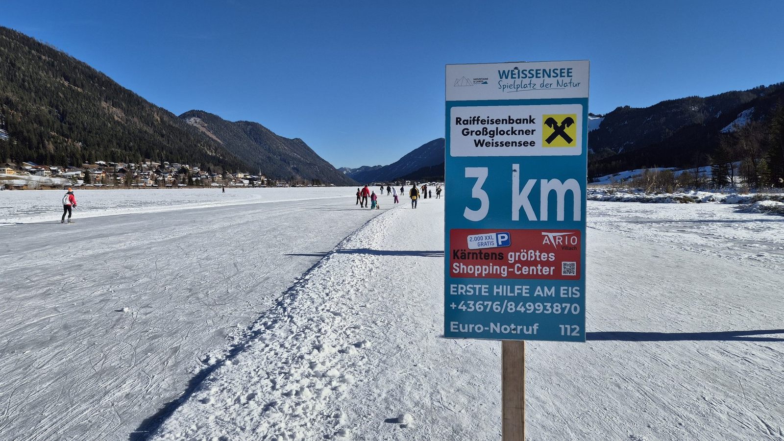 Korculovanie na Weissensee 01