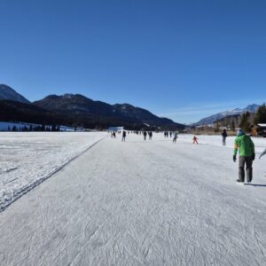 Korculovanie na Weissensee 05