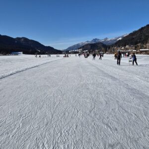 Korculovanie na Weissensee 06