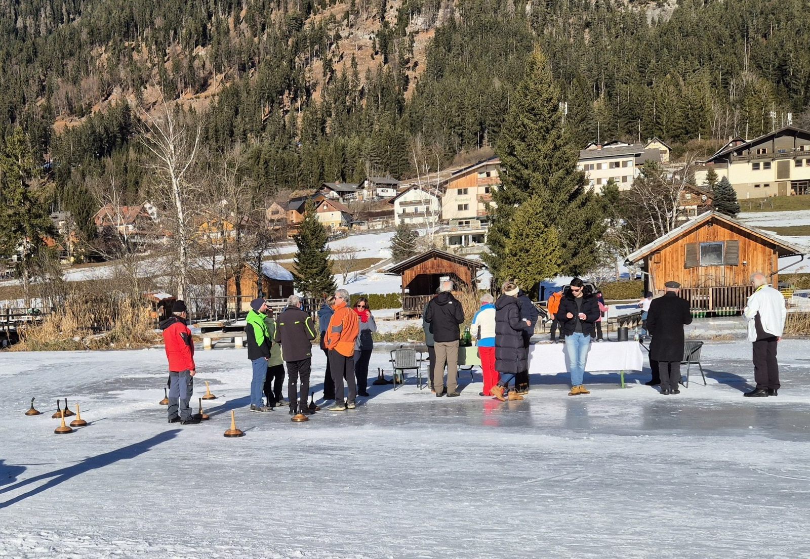 Korculovanie na Weissensee 07