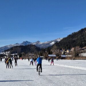 Korculovanie na Weissensee 08