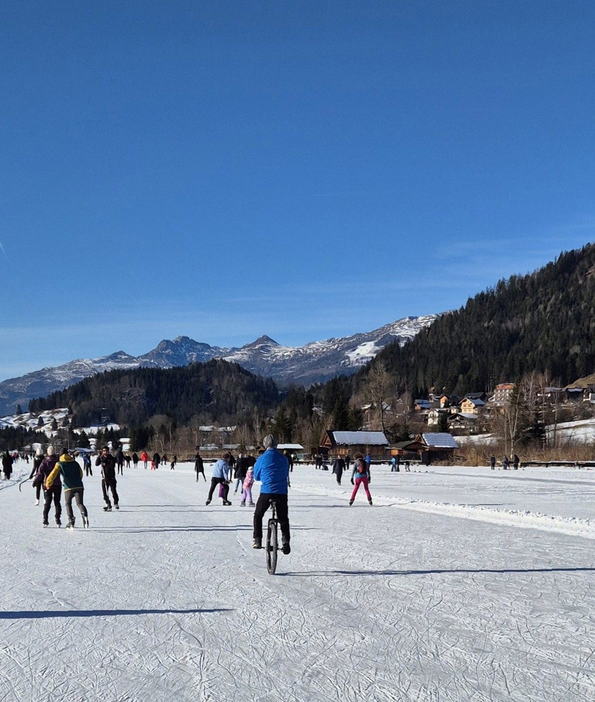 Korculovanie na Weissensee 08