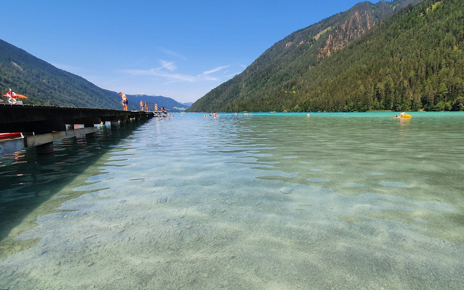 Kupanie na Weissensee 02